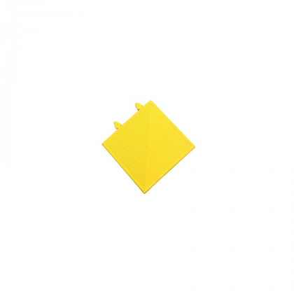 Žlutá gumová rohová náběhová hrana pro rohože Tough