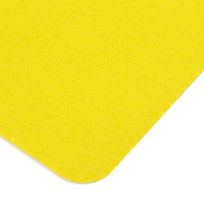 Žlutá korundová podlahová páska - 14 x 14 cm