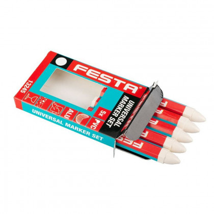 Značkovač univerzální FESTA 120mm bílý 5ks