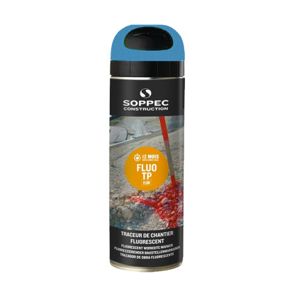 Značkovací sprej Soppec Fluo TP, 12M | modrý, 500 ml