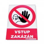 Tabulka- Vstup zakázán