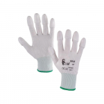 Povrstvené rukavice SOLO, bílé, vel. 08