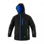 Bunda KINGSTON, pánská, černo - modrá, vel. 3XL
