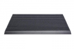 Černá venkovní čistící kartáčová vstupní rohož ...