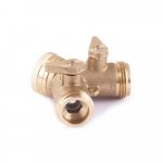 Adaptér mosaz 3/4", 2 vývody, STOP