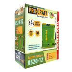 PROCRAFT AS20-12 AKU postřikovač sada s baterií...
