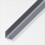 ALFER - U-profil hliník lesk 1000x11,5x1,5mm