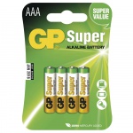 Alkalická baterie GP Super AAA (LR03)