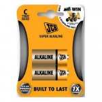 Super alkalická baterie R14/C, JBC, 2ks