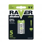 Alkalická baterie RAVER 9V (6LF22)