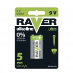 Alkalická baterie RAVER 9V (6LF22)
