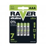 Alkalická baterie RAVER AAA (LR03)