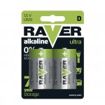 Alkalická baterie RAVER D (LR20)
