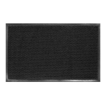 Černá čistící venkovní vstupní rohož FLOMA Blit...