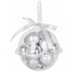 Baňky MagicHome stříbrné, 3cm, 12ks