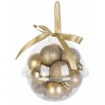 Baňky MagicHome zlaté, 3cm, 12ks