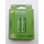 Baterie dobíjecí GP RECYKO 2600 AA , 2BL blistr
