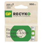 Baterie dobíjecí GP RECYKO 950 AAA (HR3), 2BL b...