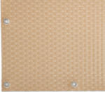 Béžová plastová ratanová stínicí rohož "um...