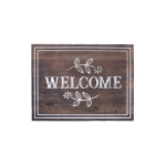 Béžová vnitřní čistící vstupní rohož FLOMA Welc...