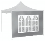 Bočnice pro párty stan WINDOW 2x3m 420D šedá WA...