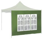 Bočnice pro párty stan WINDOW 2x3m 420D zelená ...