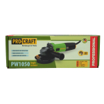 PROCRAFT PW1050 Bruska úhlová 125mm + 10x řezný...