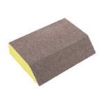 Brusná houba tuhá zkosená | 100x70x25 mm, zr. 240