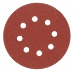 Brusný papír 125 mm P60 s otvory 5 ks suchý zip