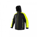 Bunda BRIGHTON, zimní, černo-žlutá, vel. 4XL