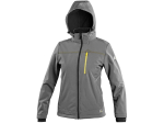 Bunda CXS STRETCH, dámská, softshell, šedá