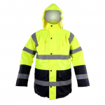 Bunda zimní reflexní, žlutá, XL, LAHTI PRO
