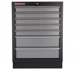 Celokovová dílenská skříňka PROFI, 7 zásuvek, 6...