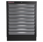 Celokovová dílenská skříňka PROFI, 9 zásuvek, 6...