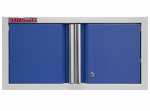 Celokovová dvoukřídlá závěsná skříňka PROFI BLU...