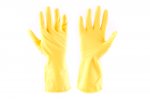 Celomáčené rukavice STARLING žluté, v. 08"...