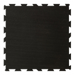 Černá gumová modulová puzzle dlažba (střed) FLO...