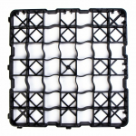 Černá plastová zátěžová zatravňovací dlažba N50...