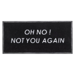 Černá vnitřní čistící pratelná vstupní rohož FL...