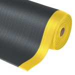 Černo-žlutá protiúnavová průmyslová rohož Airug...