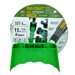 PROCRAFT Černo-žlutá zahradní hadicí 4-vrstvá, ...