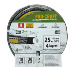 PROCRAFT Černo-žlutá zahradní hadicí 4-vrstvá, ...