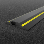 Černo-žlutý plastový kabelový most - 9 m x 8,3 ...