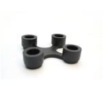 Černá gumová spojka pro rohože COBA Deluxe