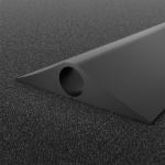 Černý plastový kabelový most - 9 m x 12,7 cm x ...