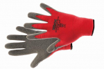 CERVA - ROCKING RED rukavice nylon. latex. červ...