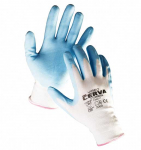 CERVA - VIREO rukavice nylonové s nitrilovou dl...