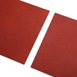 Červená hladká podlahová guma (deska) FLOMA Spo...