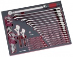 Sada klíčů očkoplochých + Inbus + Torx + KR-323...