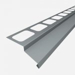Den Braven - Balkónový profil, 2 m, RAL 7001, šedý